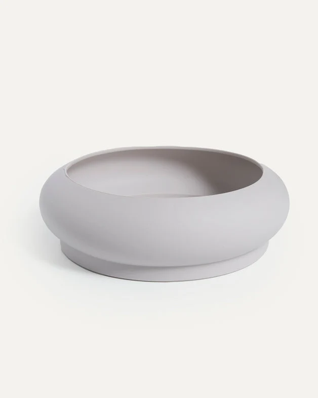 Dinner Is Served Bubble Bowl + Mat Set, Grey - Image 4