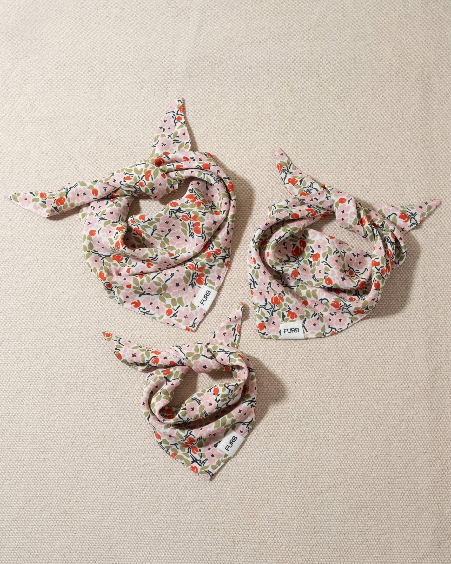 Only the Best Bandana in Pink Floral - Image 5