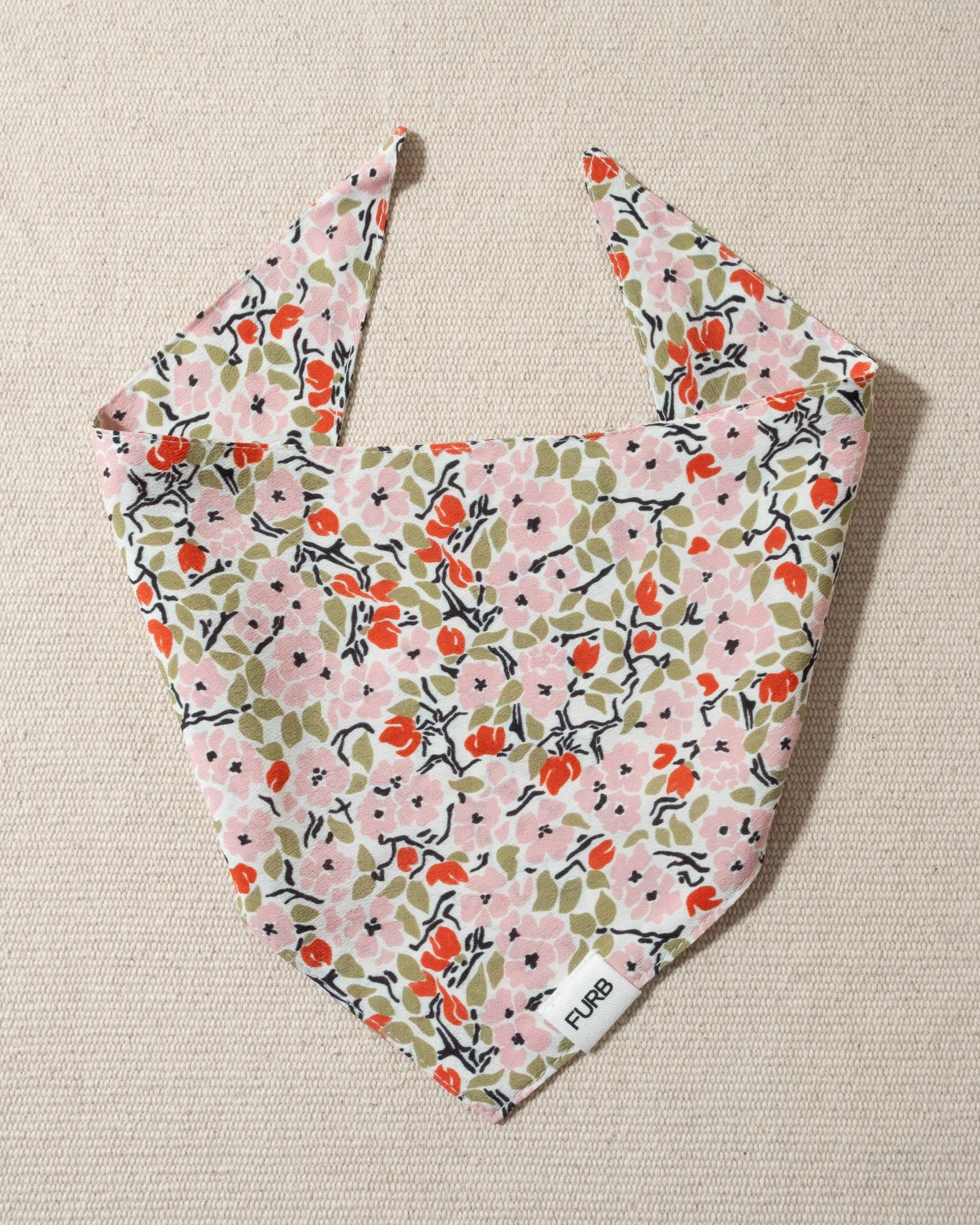 Only the Best Bandana in Pink Floral - Image 6