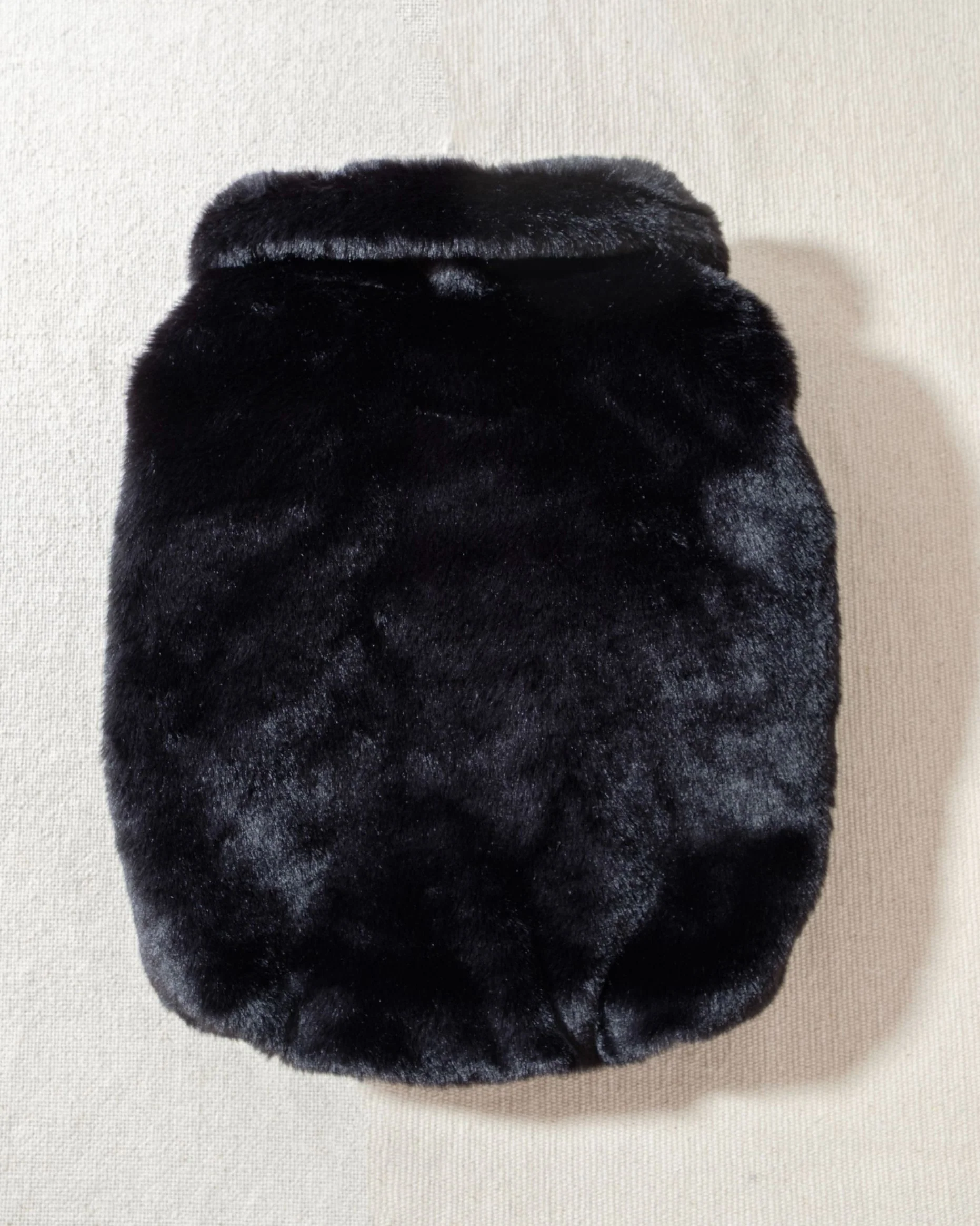 Broadway Black Faux Fur Dog Jacket - Image 3