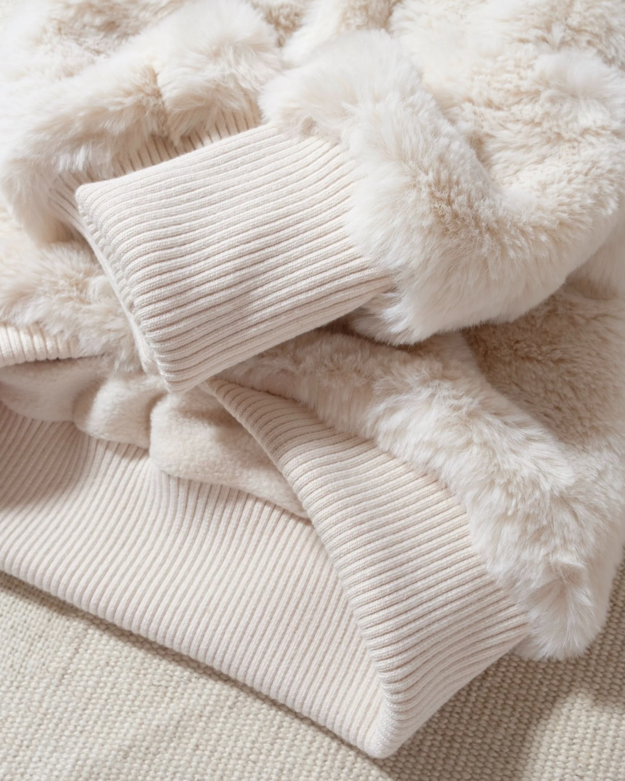 Juneau Ivory Reversible Dog Jacket - Image 5