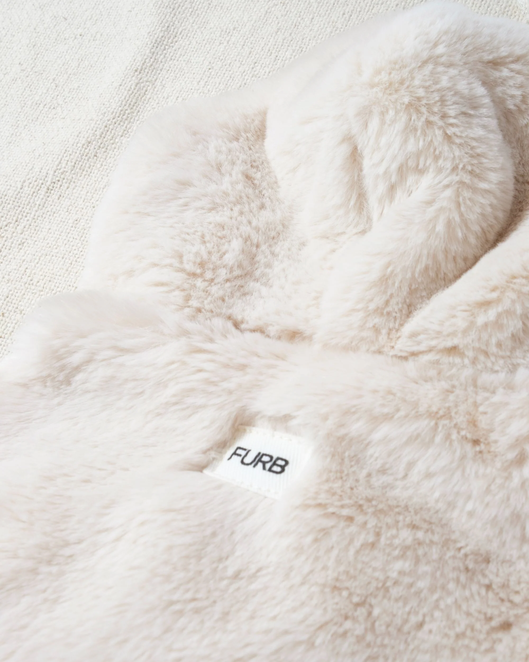 Juneau Ivory Reversible Dog Jacket - Image 6