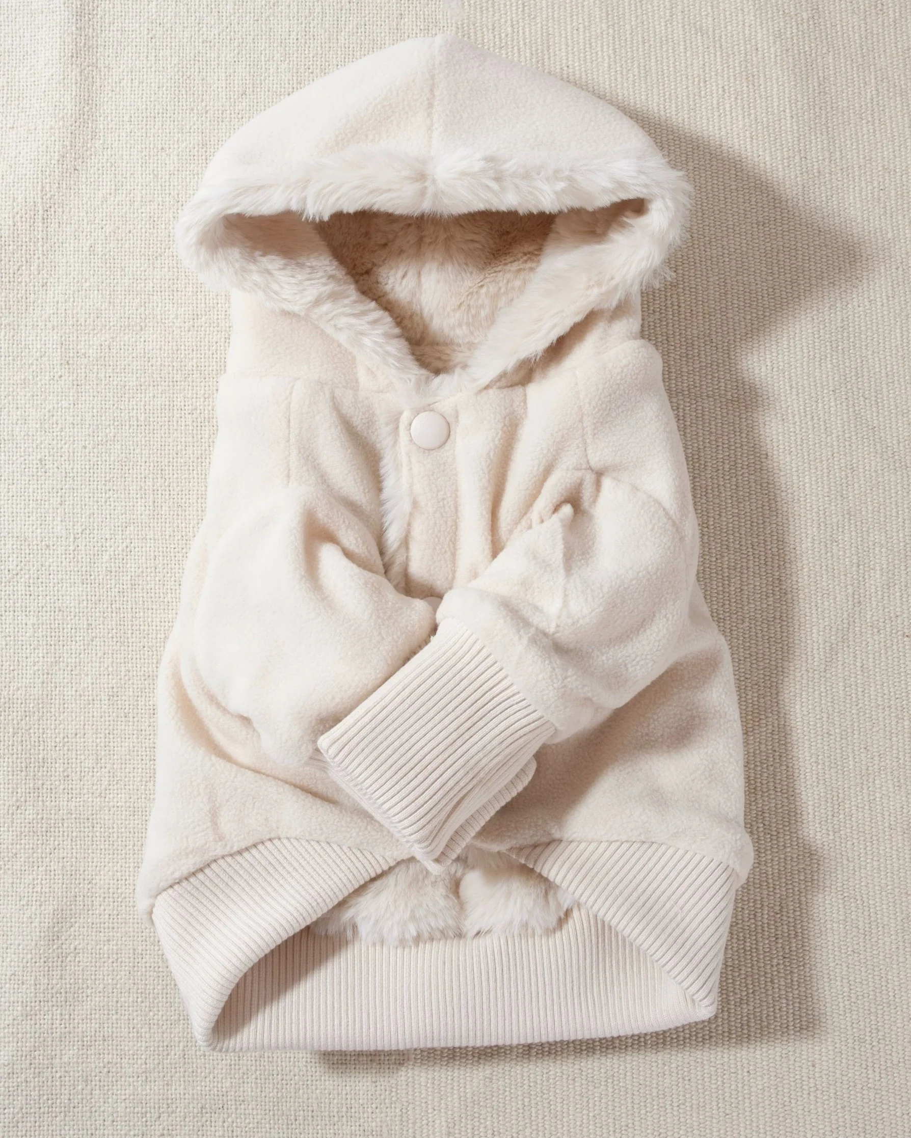Juneau Ivory Reversible Dog Jacket - Image 7