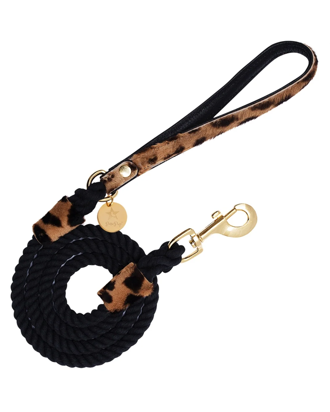Call of the Jungle Leopard Pony Fur Dog Leash