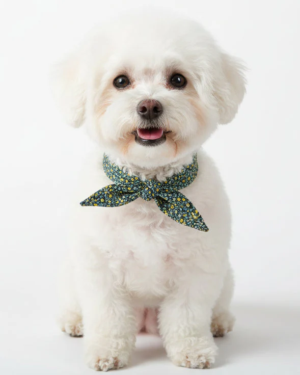Wildflower Navy Floral Necktie - Image 2
