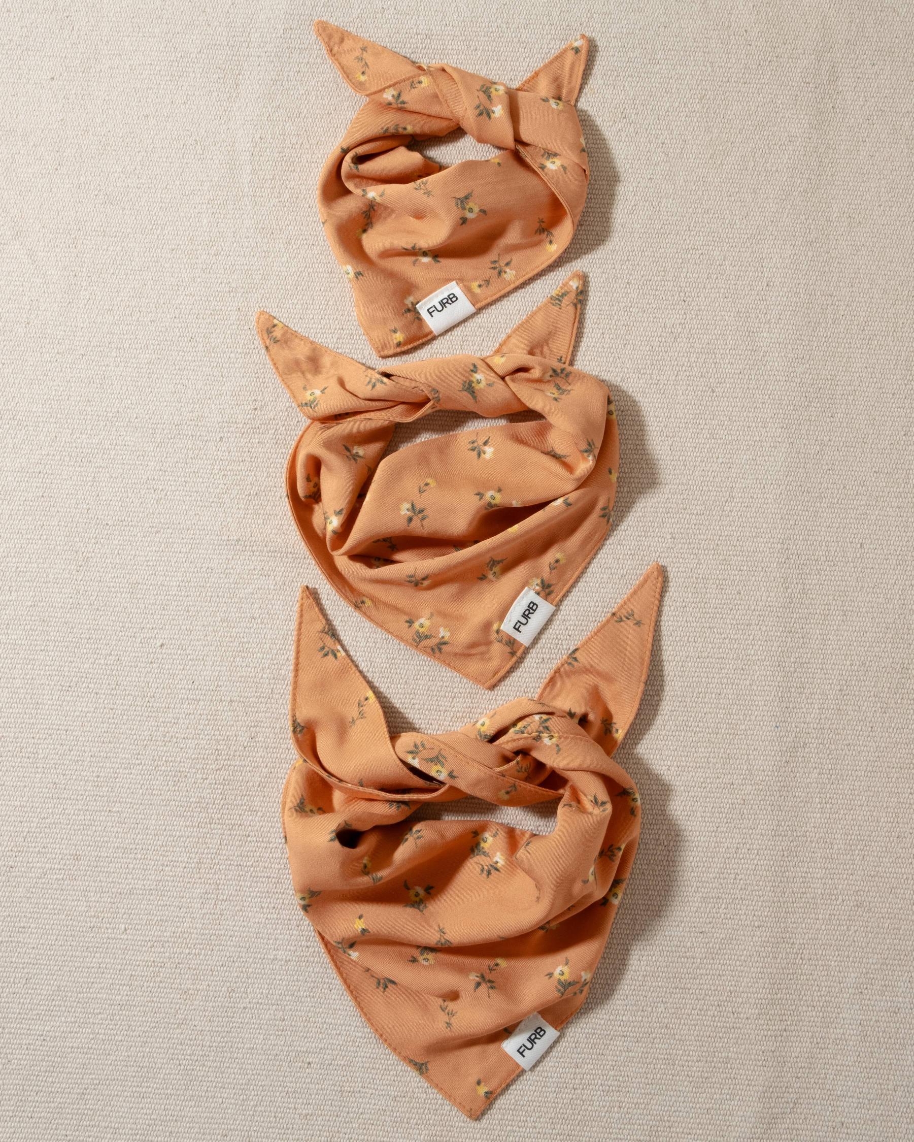 Only the Best Bandana in Peach Floral - Image 3