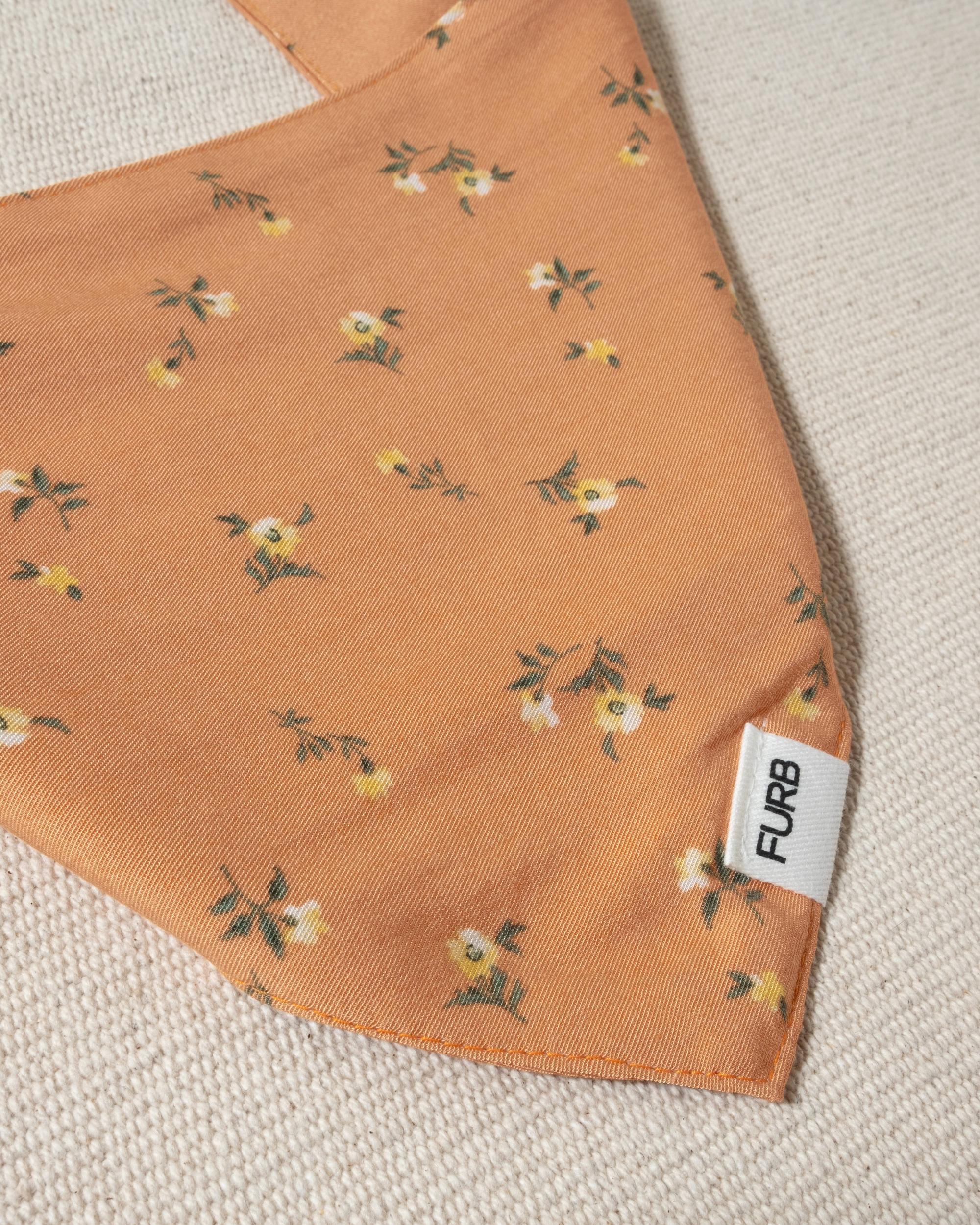 Only the Best Bandana in Peach Floral - Image 4