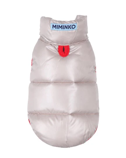On Cloud Nine Ivory + Red Puffer Vest - Image 5