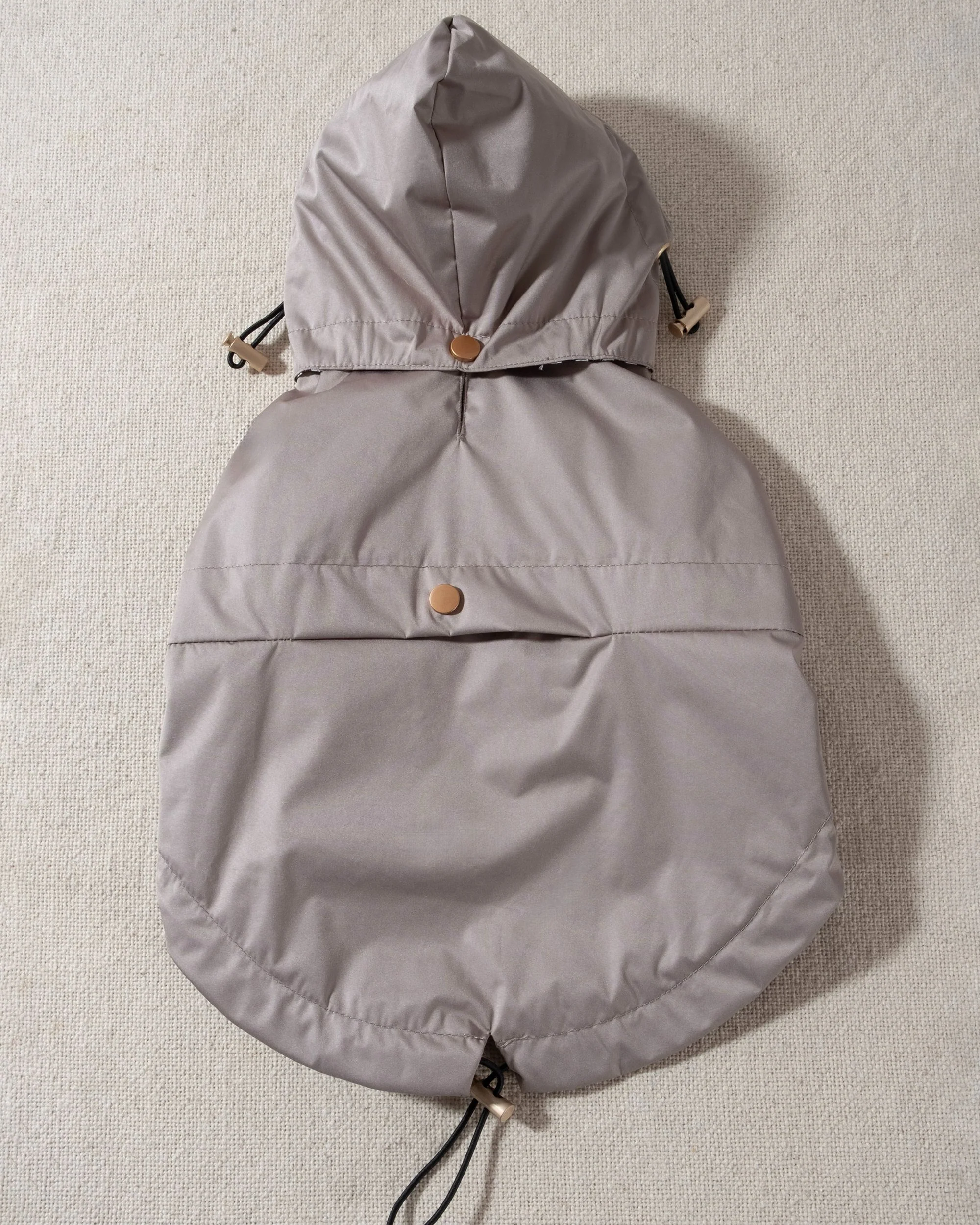 Prancin' in the Rain Taupe Dog Raincoat - Image 2