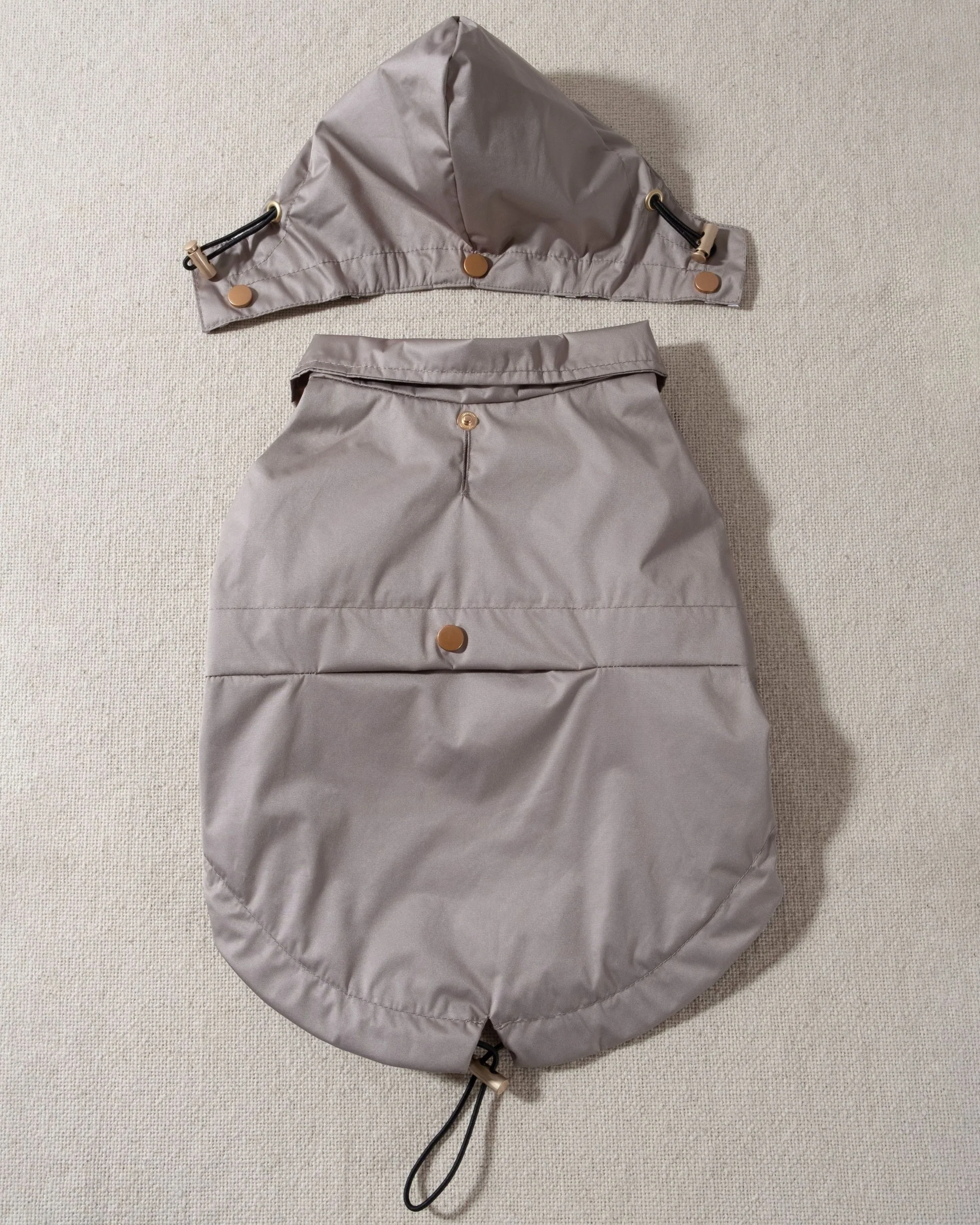 Prancin' in the Rain Taupe Dog Raincoat - Image 6