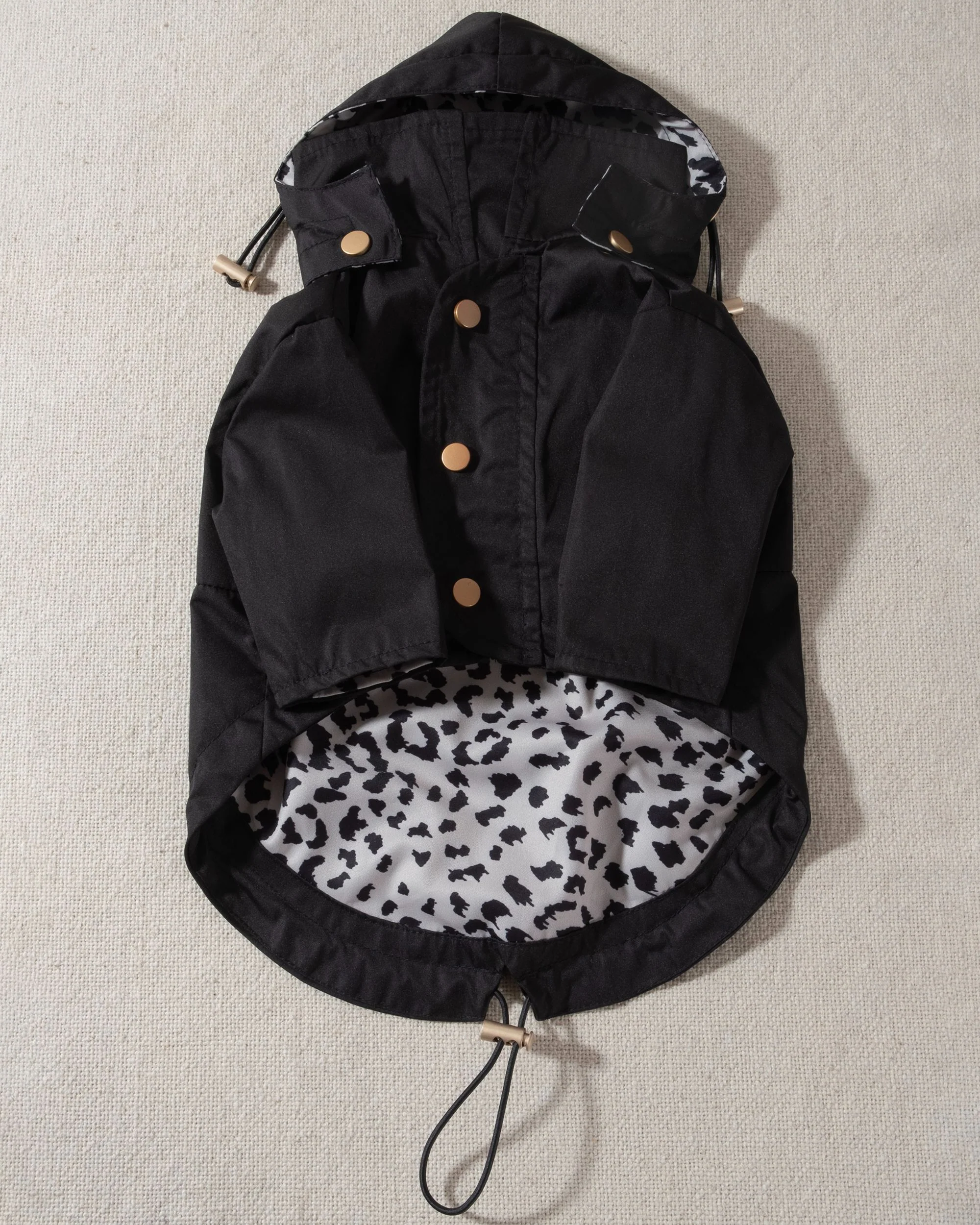 Prancin' in the Rain Black Dog Rainjacket - Image 3