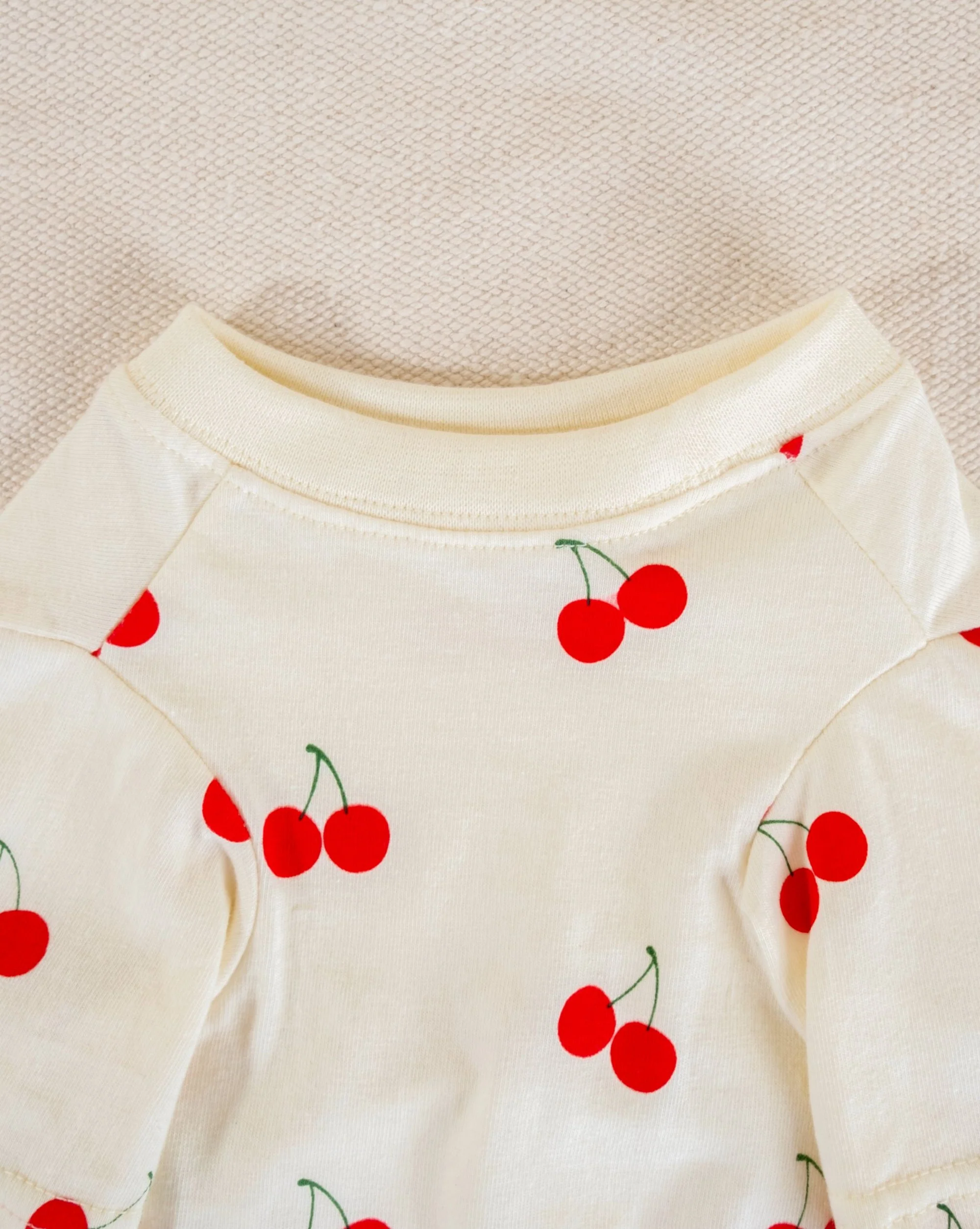 Casual Cutie Cherry Relaxed Dog T-Shirt - Image 4