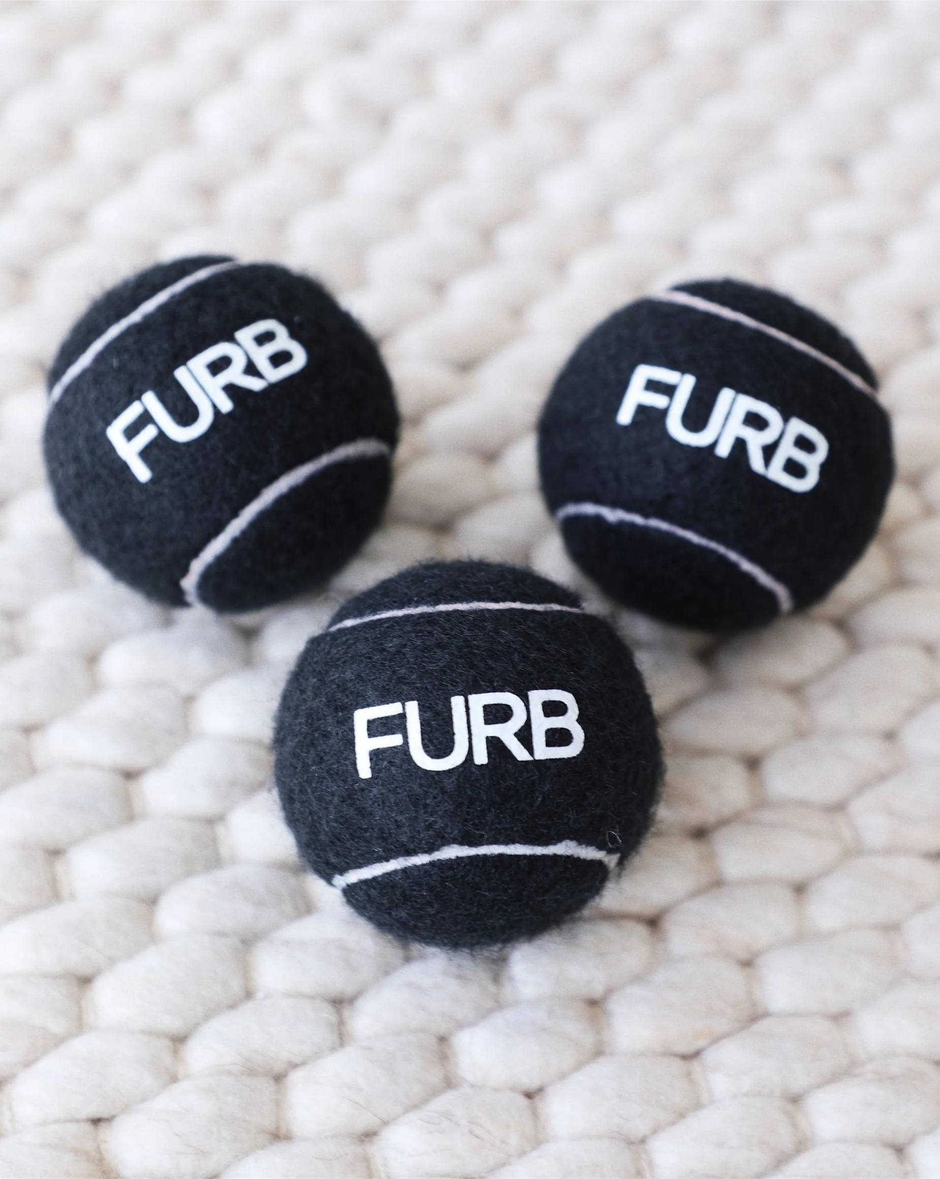 FURB Black Tennis Ball - Image 2