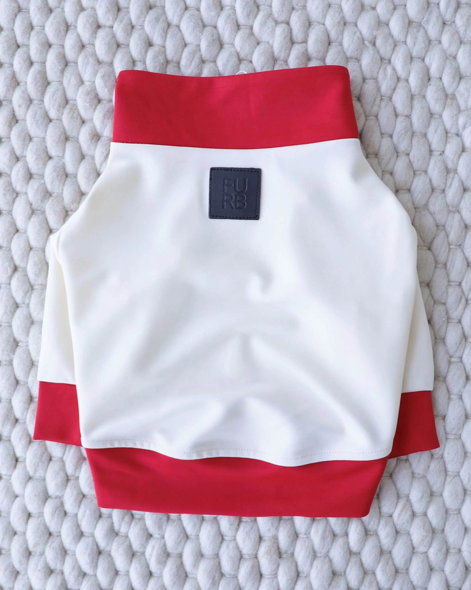 Team Captain Ivory + Red Track Jacket - Image 2