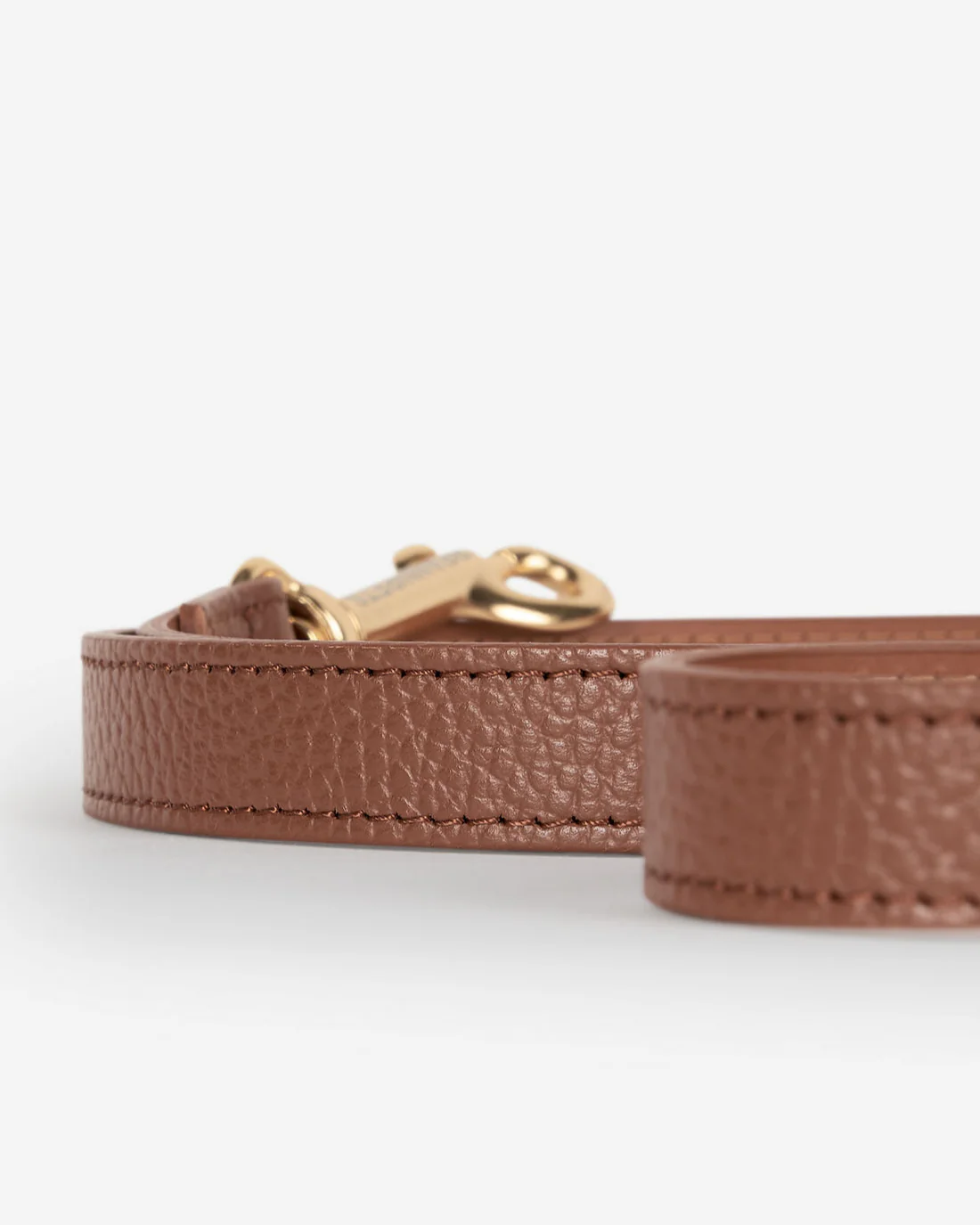 Nara Chocolate Leather Dog Leash - Image 2
