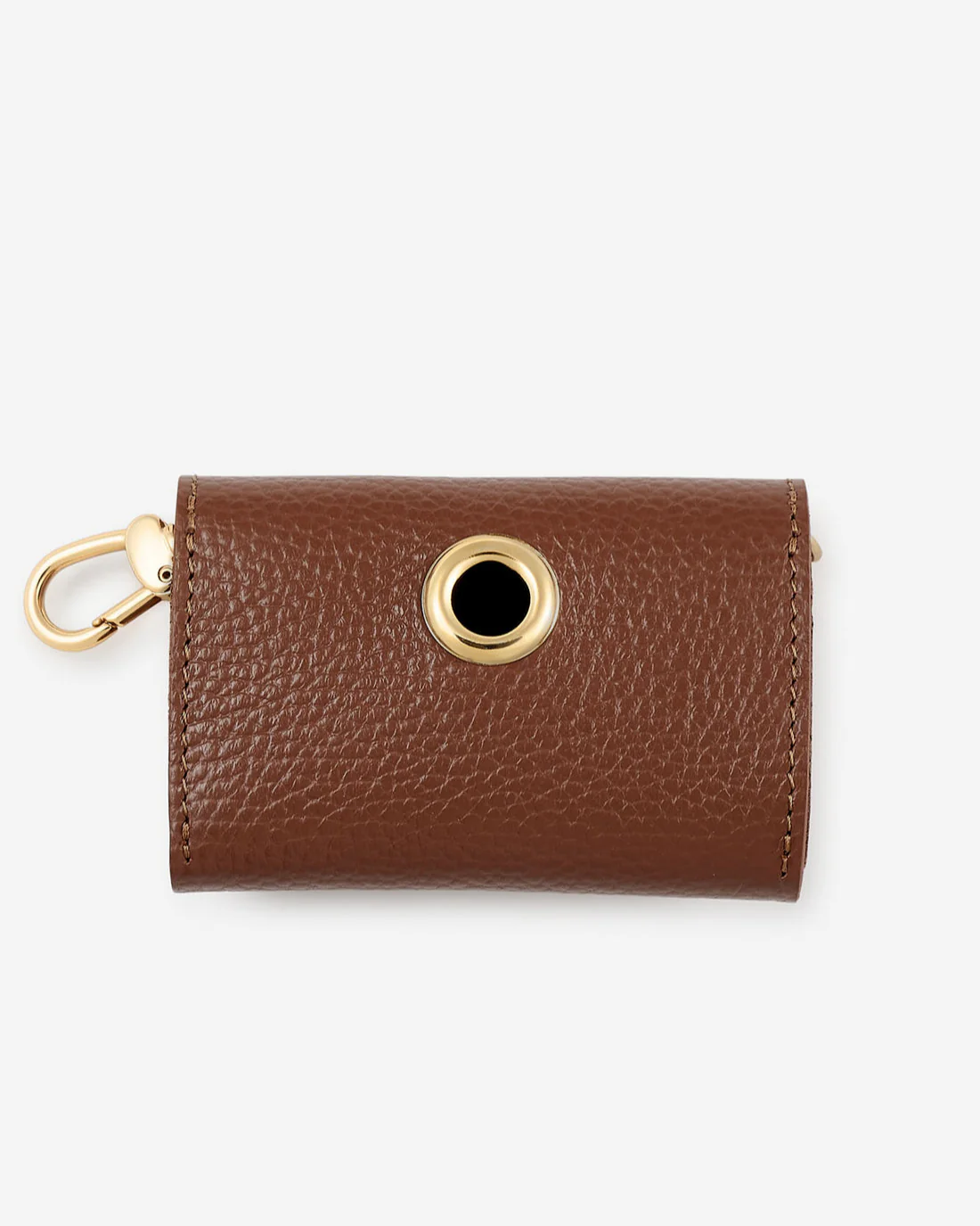 Rocco Chocolate Leather Waste Bag Holder - Image 2