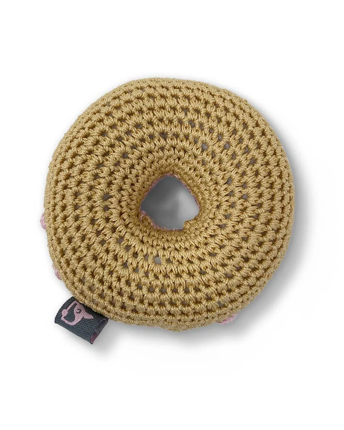 Sprinkle of Fun Crochet Donut Dog Toy - Image 2
