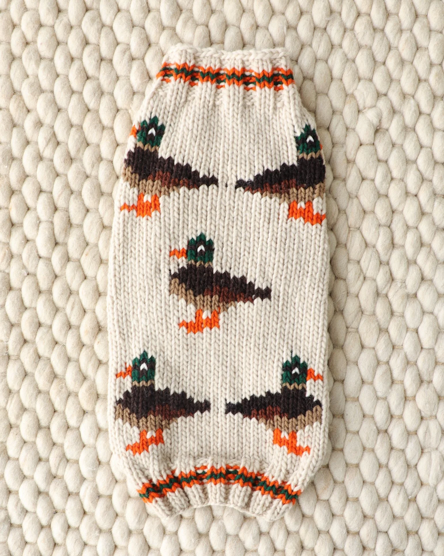 Lucky Duck Dog Sweater