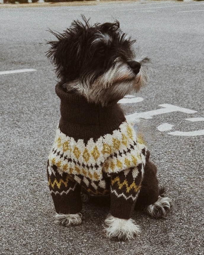 Toasty Tails Fair Isle Dog Sweater - Image 2