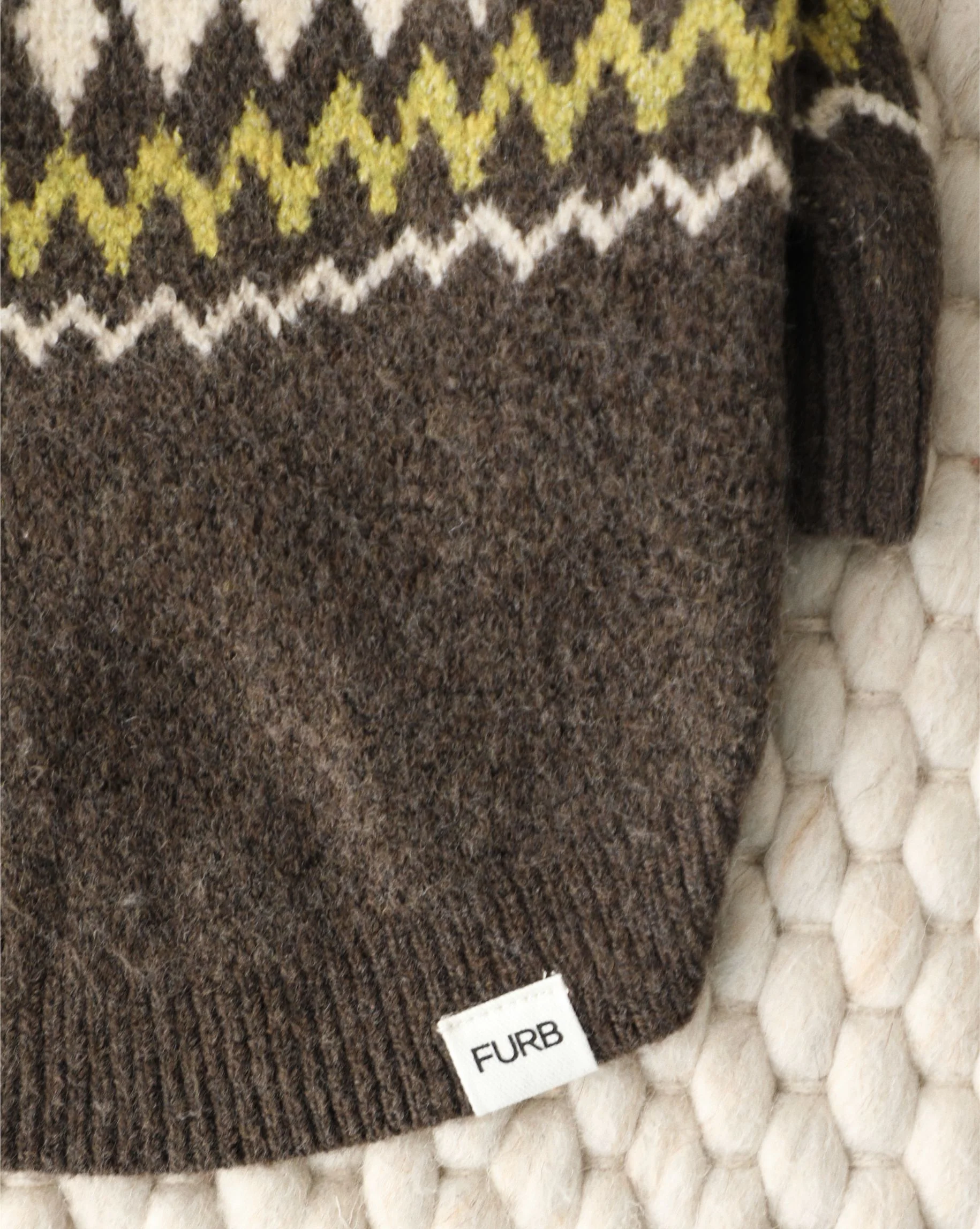 Toasty Tails Fair Isle Dog Sweater - Image 4