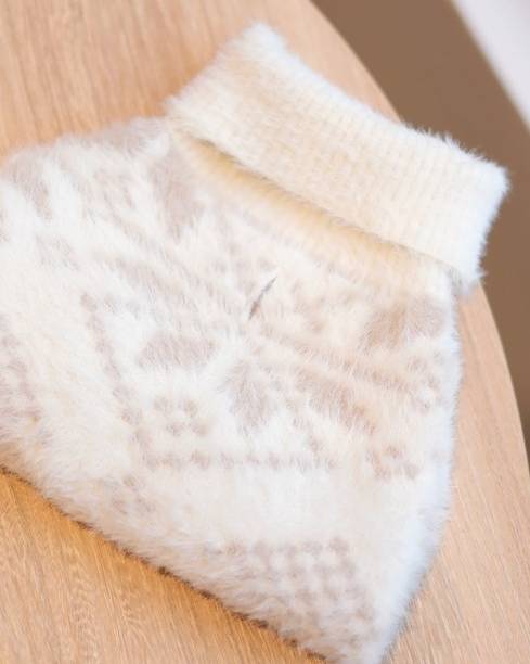 Let it Snow Fair Isle Dog Sweater - Image 3