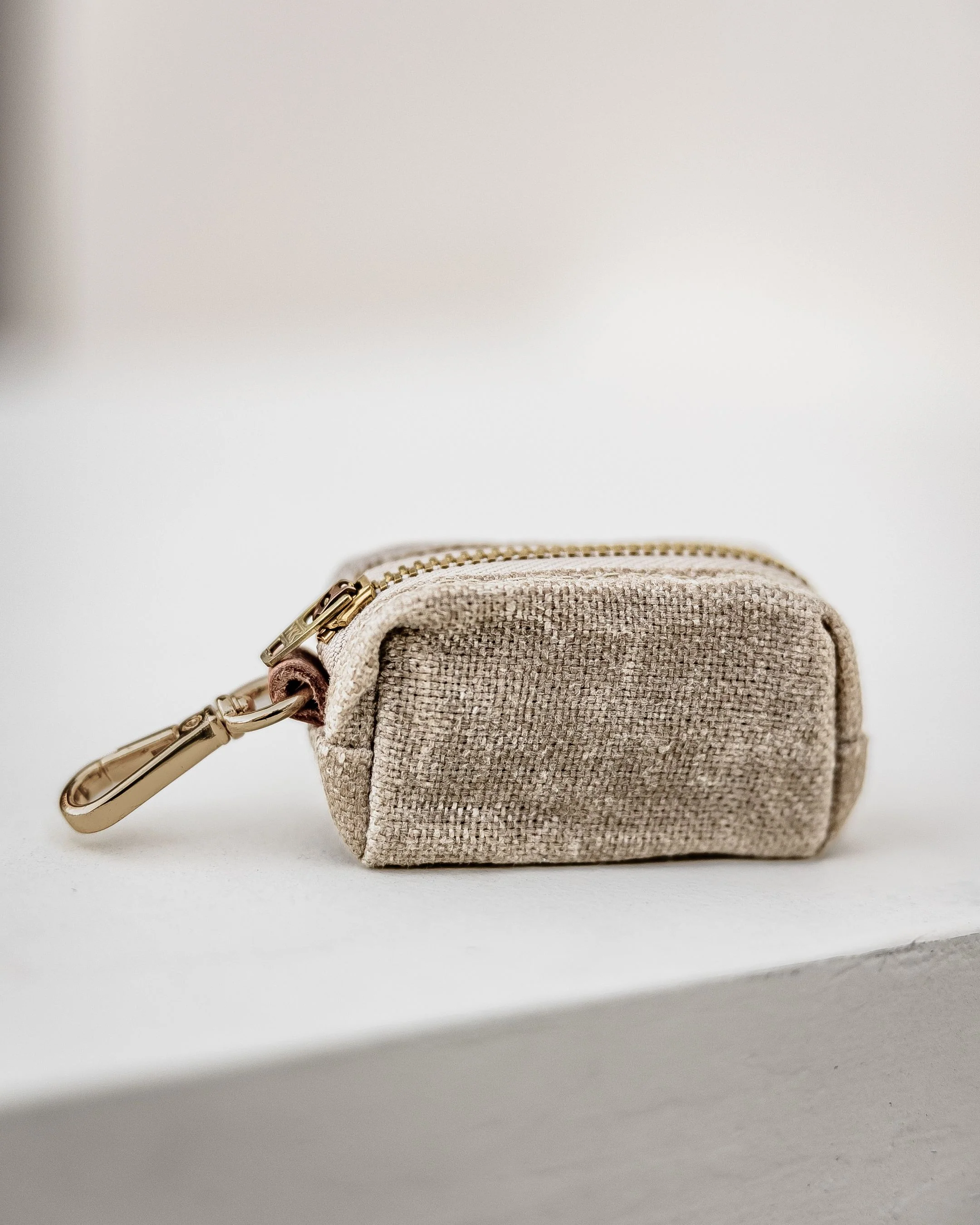 Foggy Dog Waste Bag Holder in Beige - Image 3