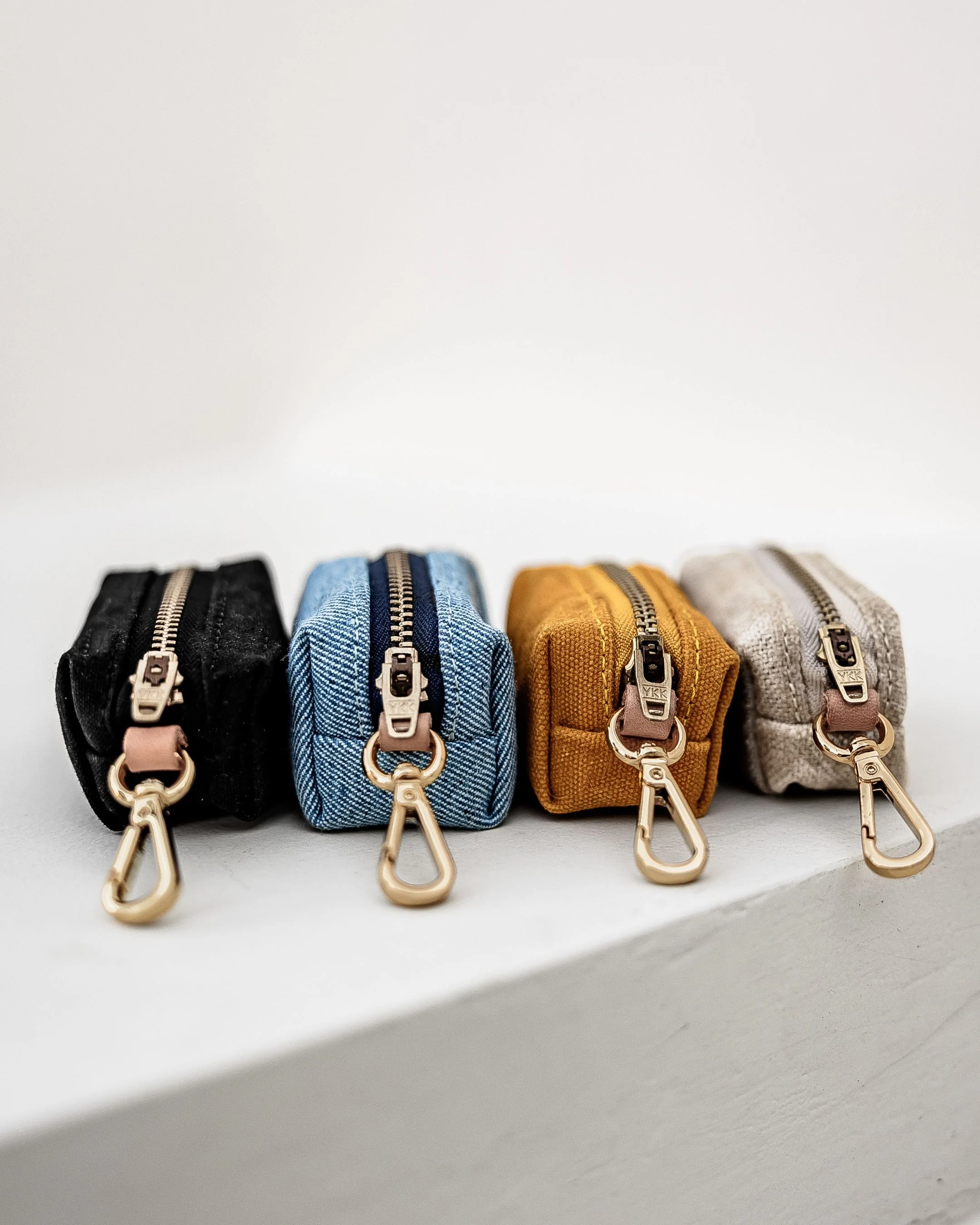 Foggy Dog Waste Bag Holder in Upcycled Denim - Image 5