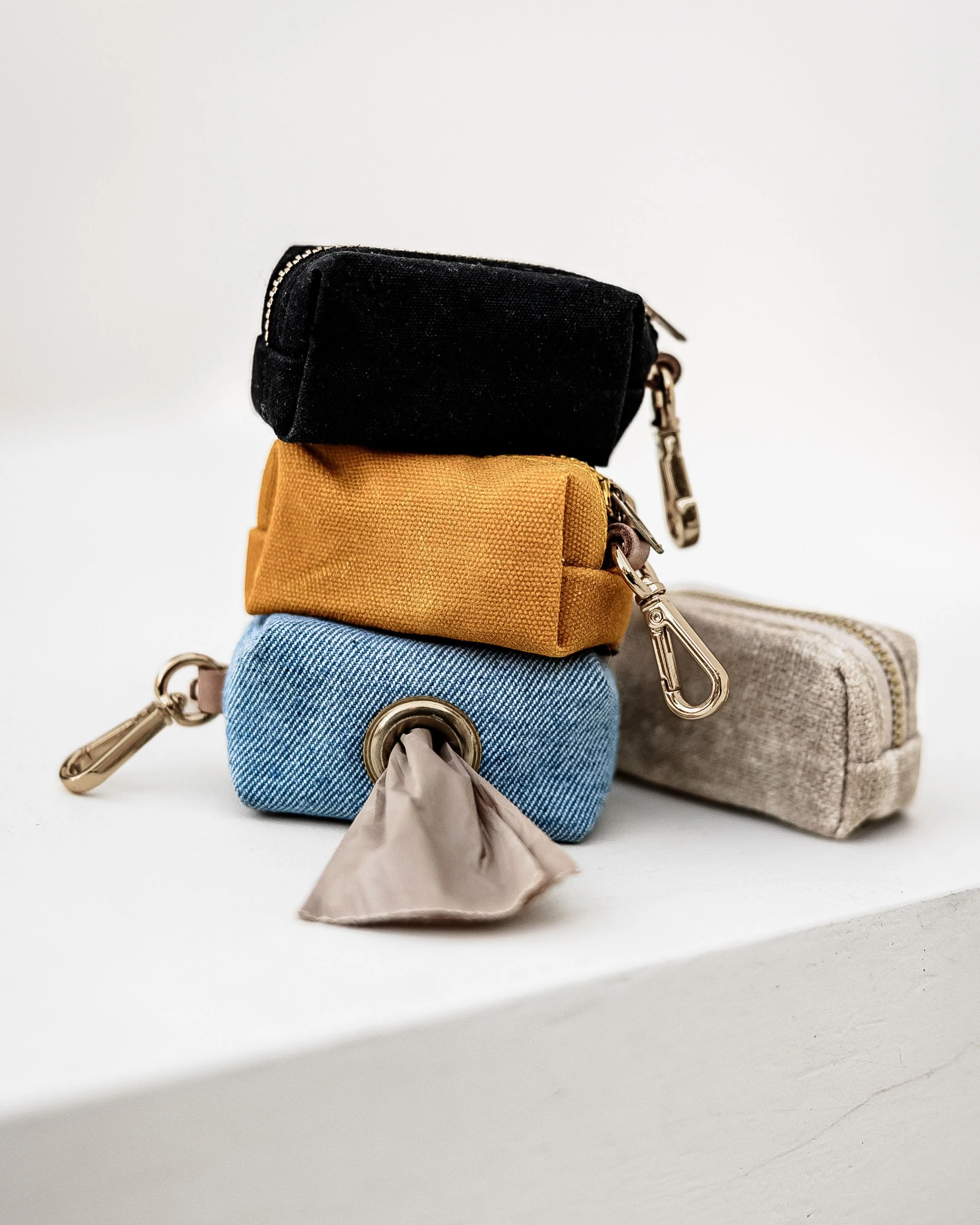 Foggy Dog Waste Bag Holder in Goldenrod - Image 4