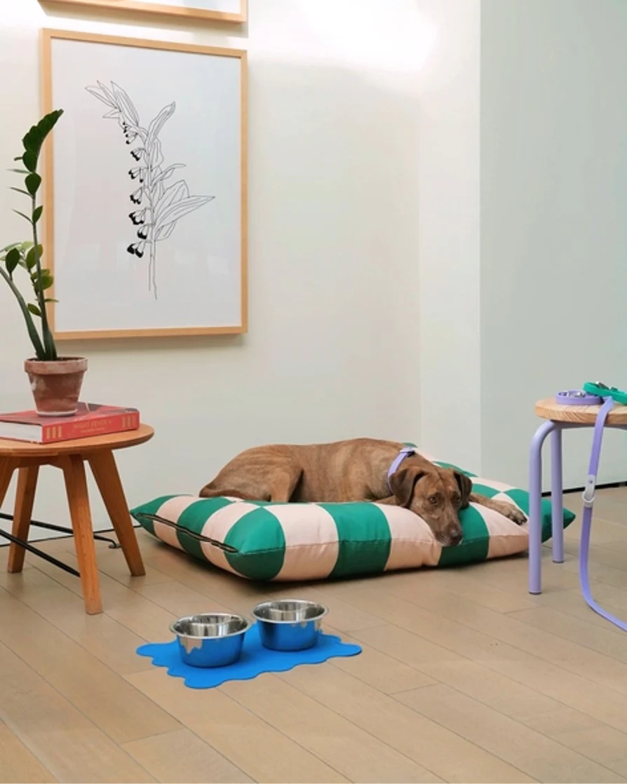 Goalgetter Green + White Check Dog Bed - Image 6