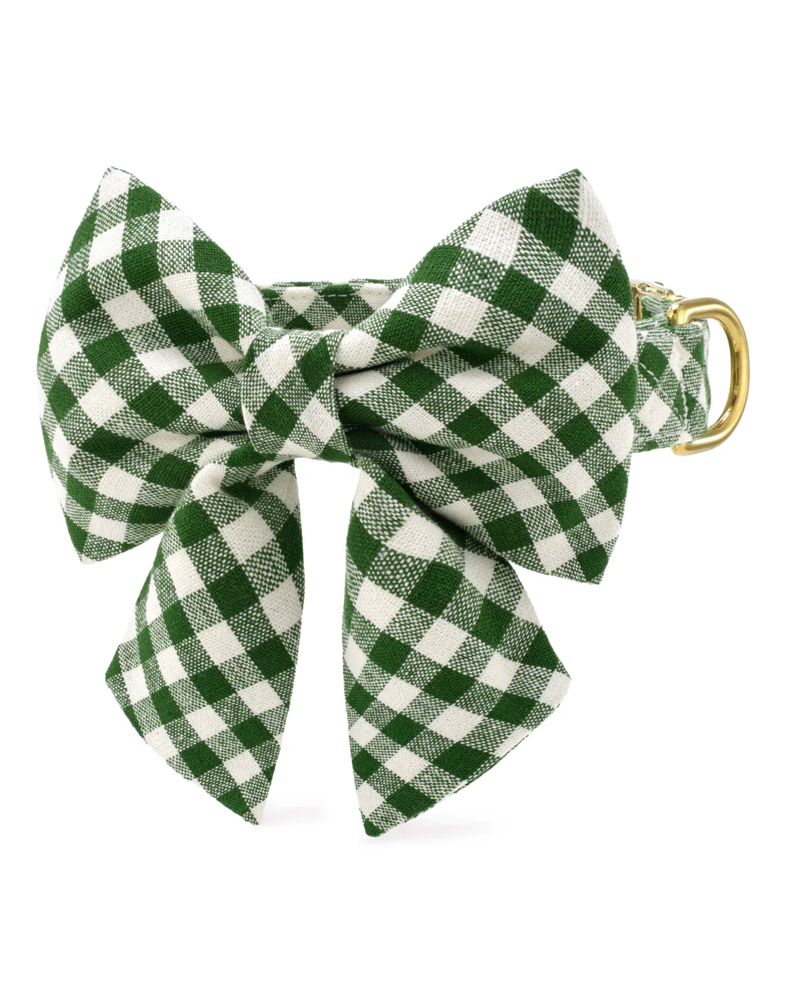 Paw Party Green Gingham Lady Bow - Image 5