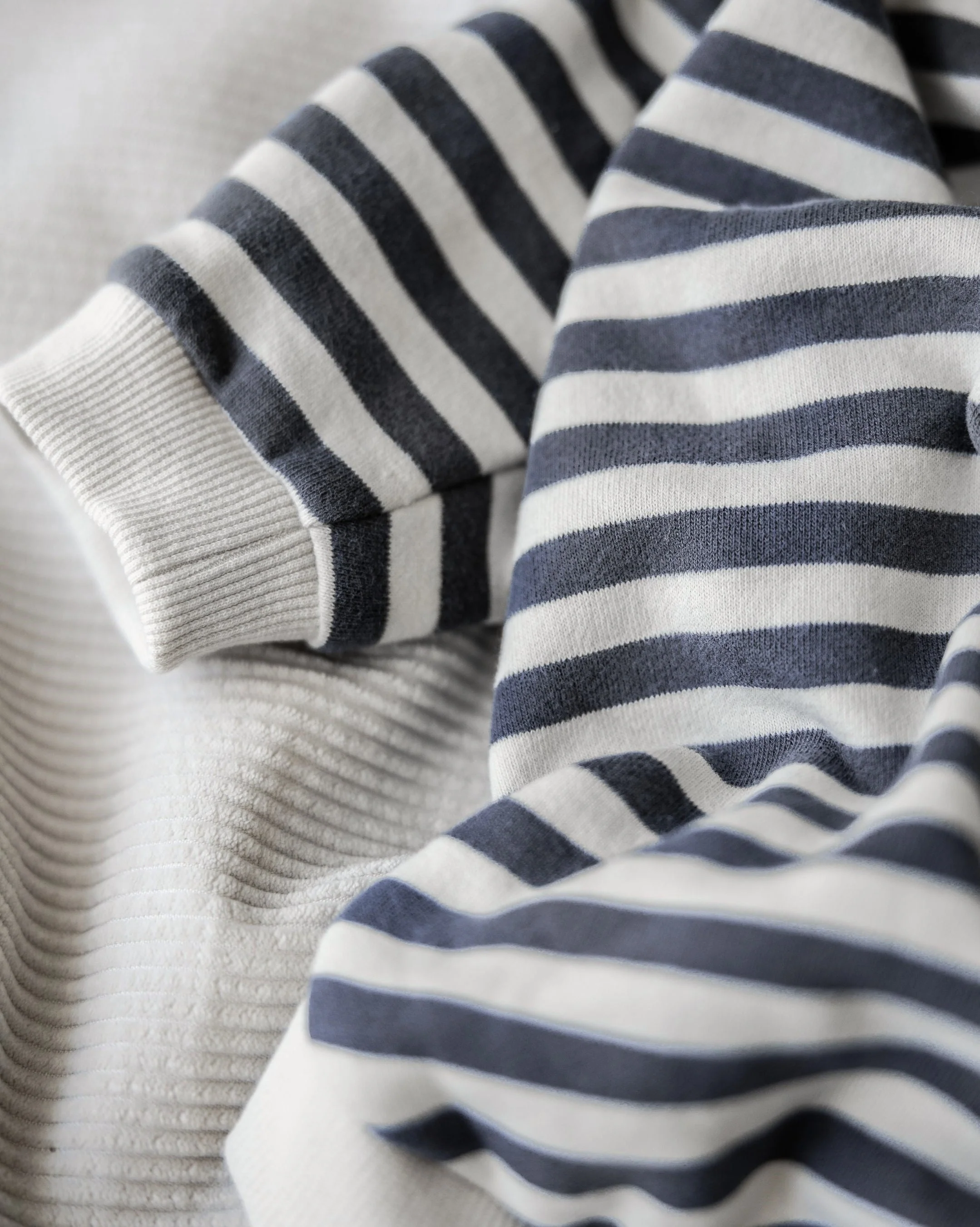 Camden Charcoal Striped Dog Sweatshirt - Image 6