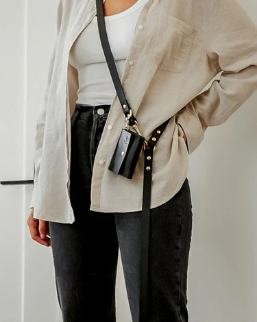 Palermo Harness Black Leather Multi-Position Walk Kit - Image 3