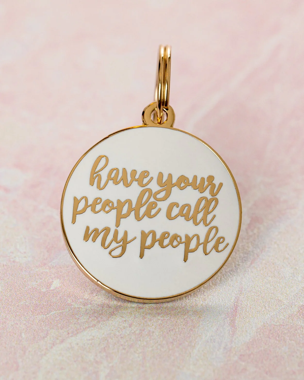 Have Your People Call Collar Charm