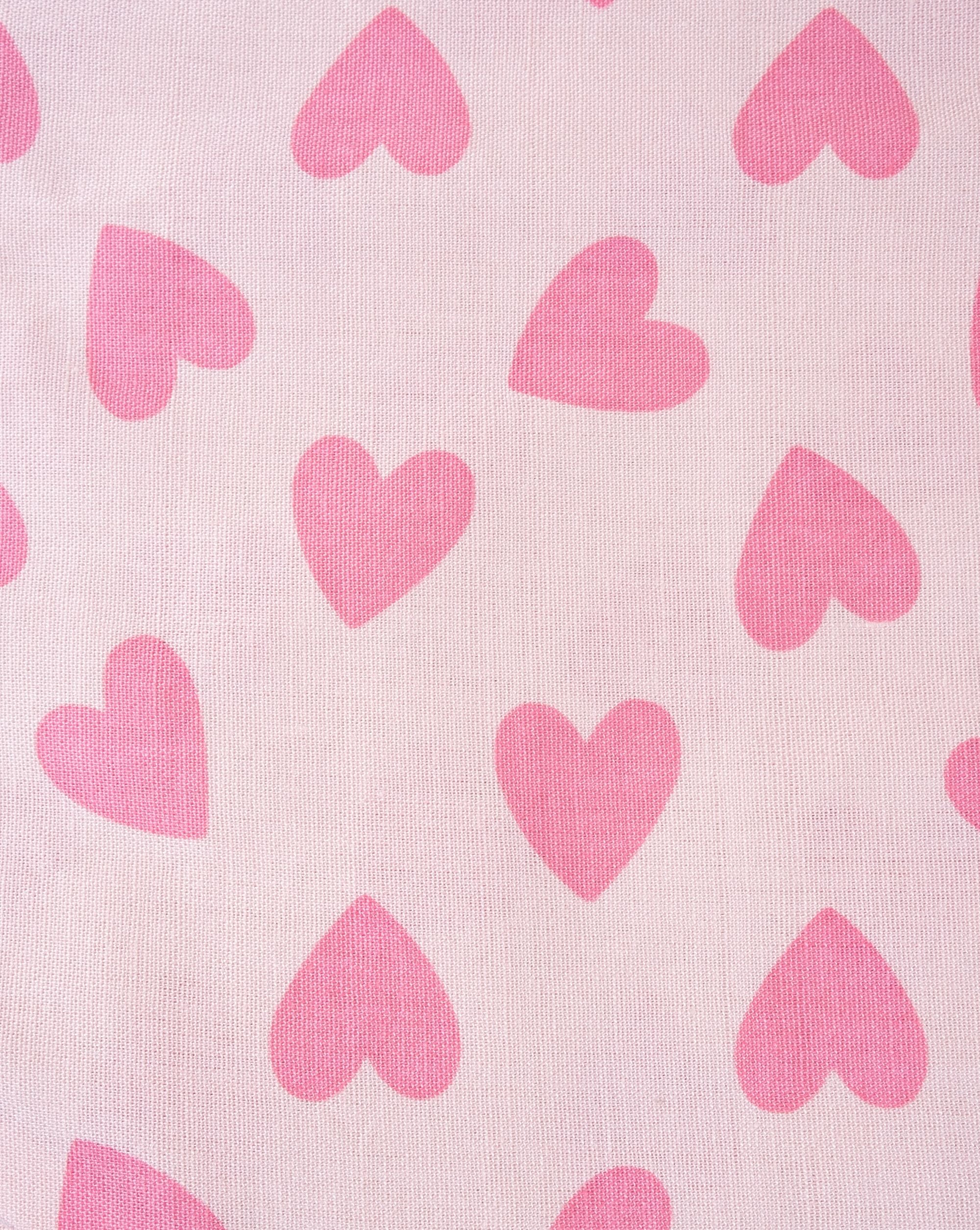 Cupid's Bow Pink Heart Print Bandana - Image 3