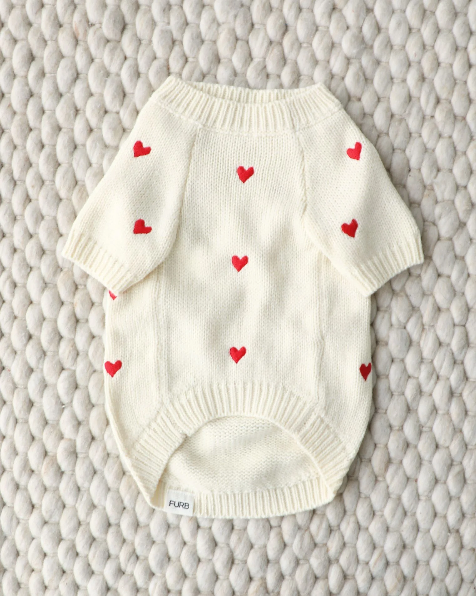 Fur-ever Yours Heart Dog Sweater - Image 2
