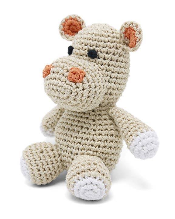 Hungry Hungry Crochet Hippo Dog Toy - Image 3