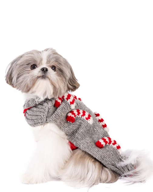 Candy Canine Knit Dog Sweater - Image 2