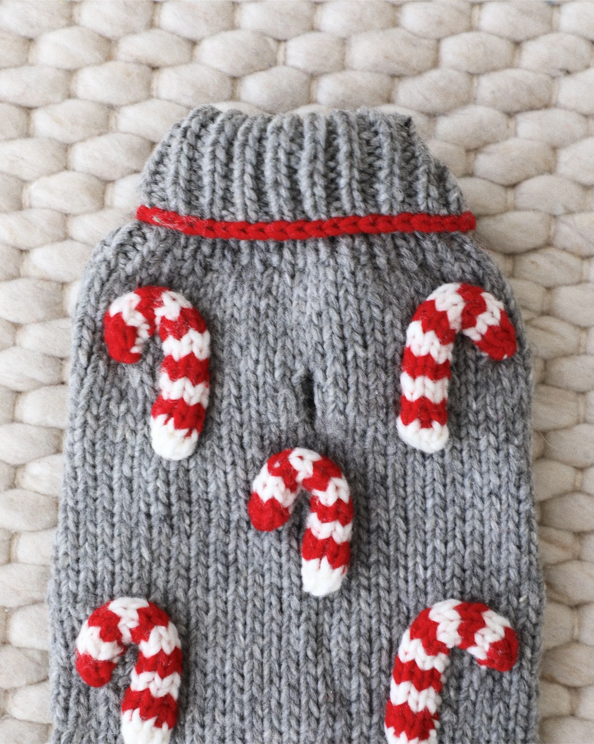 Candy Canine Knit Dog Sweater - Image 5