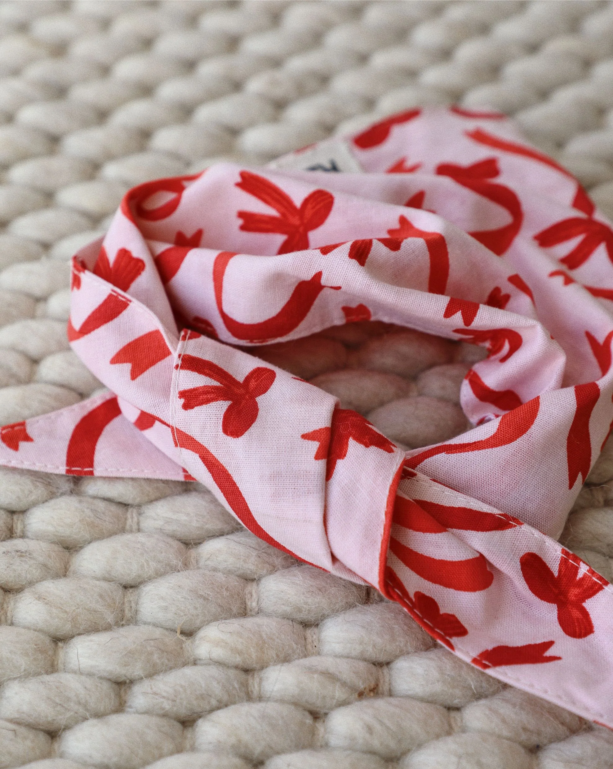 Perfect Present Bow Print Dog Bandana - Image 2