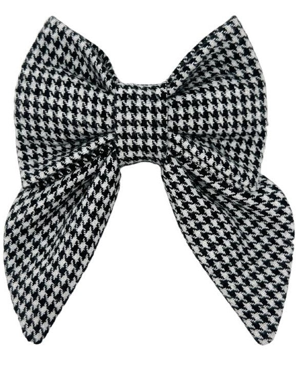 Prim + Pupper Houndstooth Lady Bow - Image 2