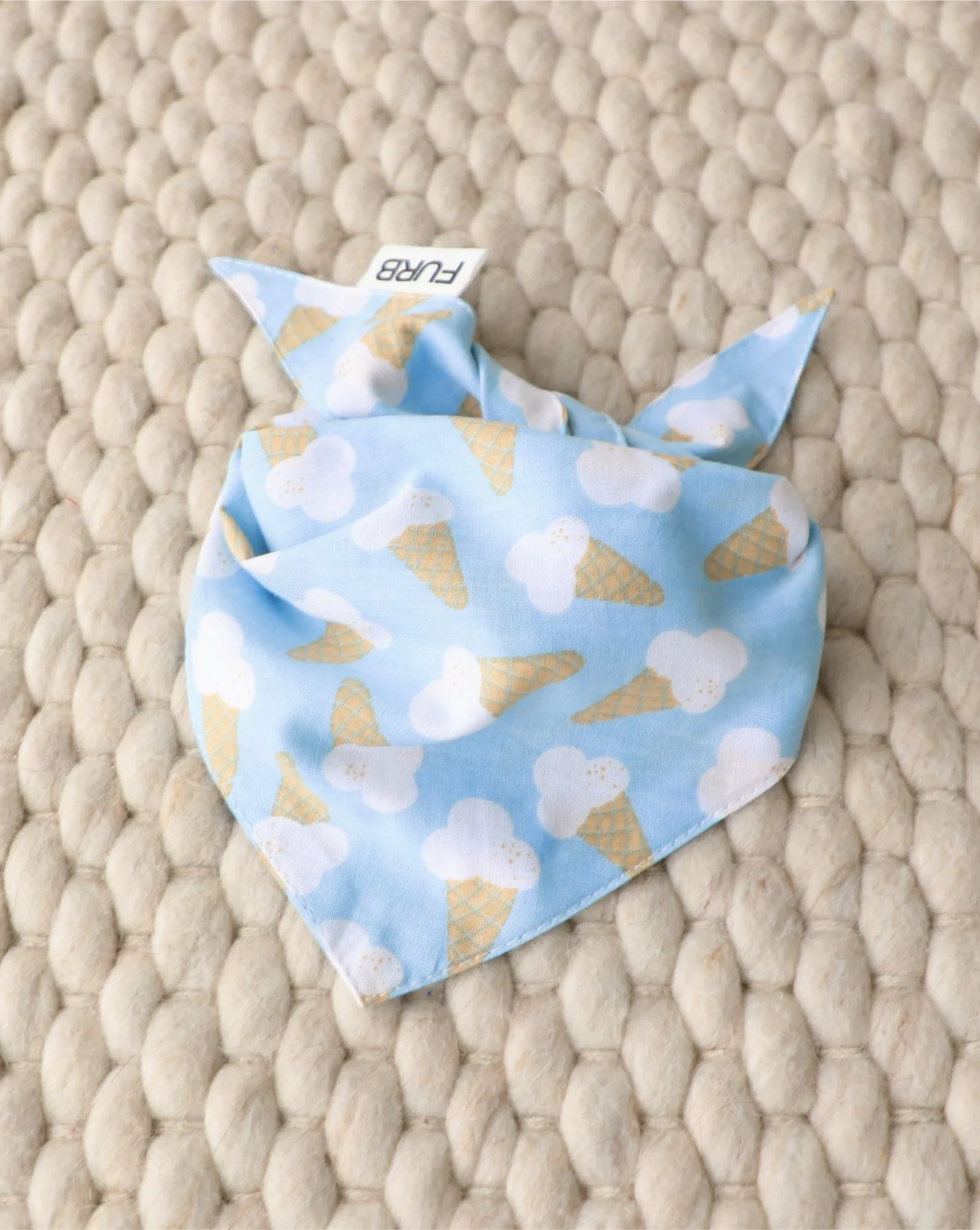 Sweet Tooth Blue Dog Bandana - Image 2