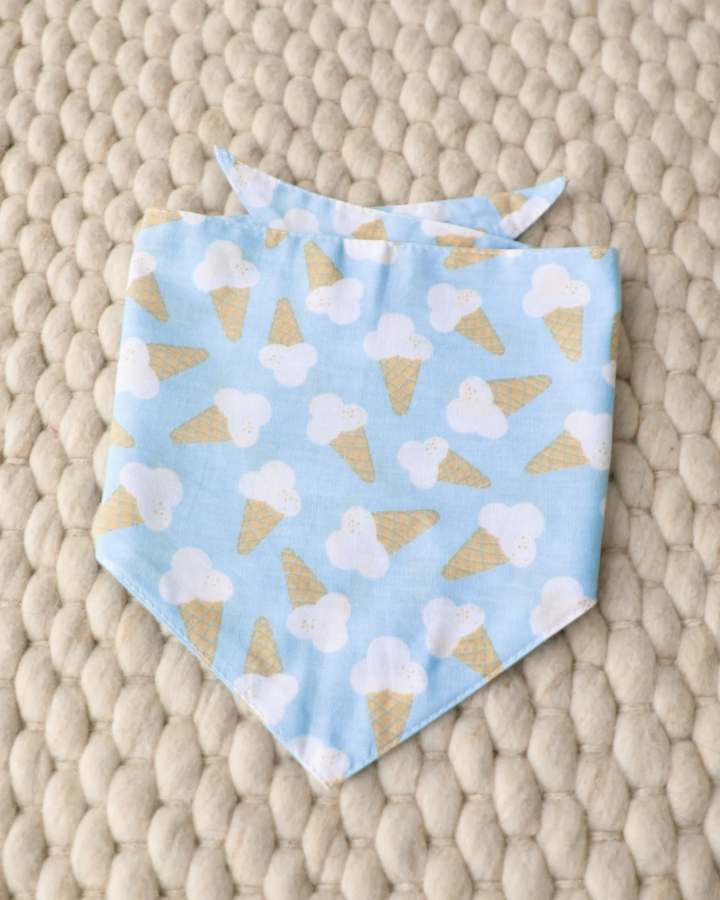 Sweet Tooth Blue Dog Bandana - Image 3
