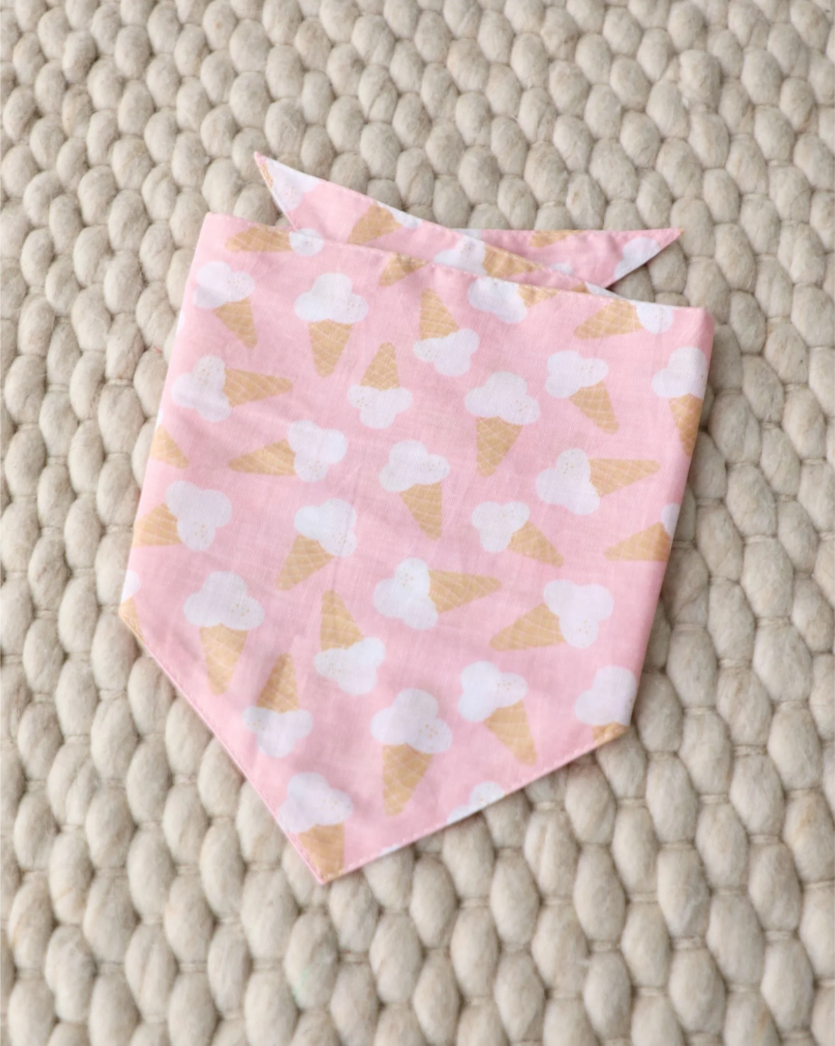 Sweet Tooth Pink Dog Bandana - Image 4