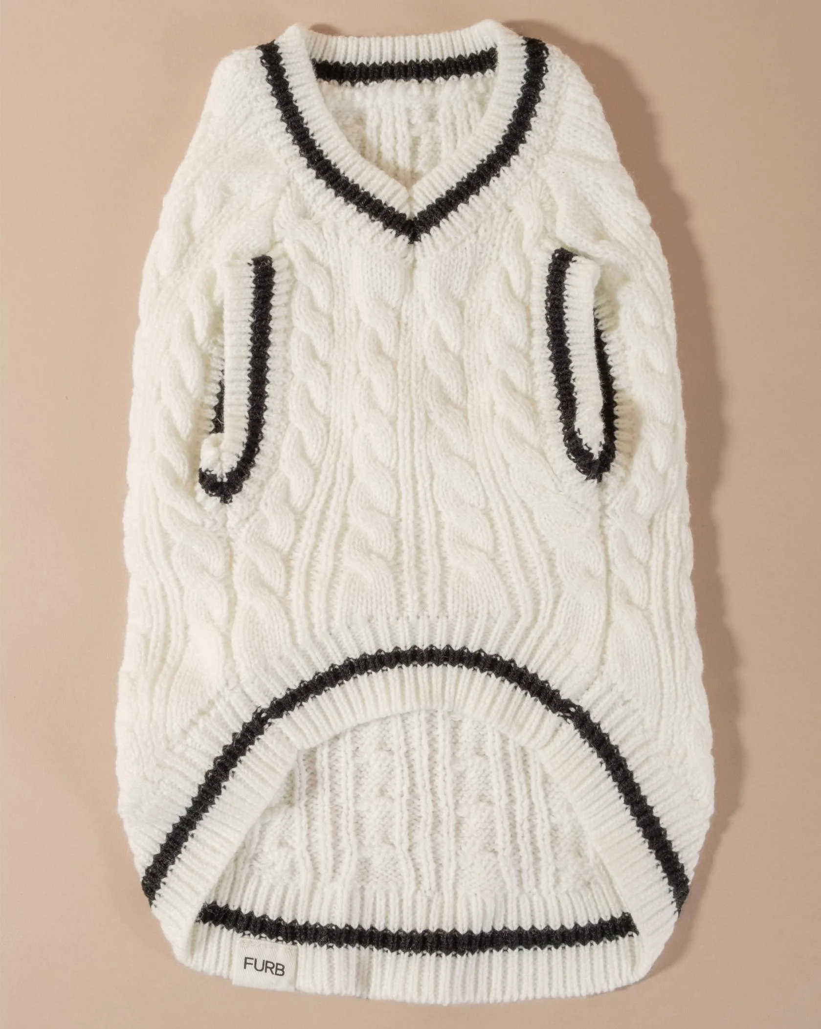 Forty Love Ivory Cable Knit Sweater - Image 4