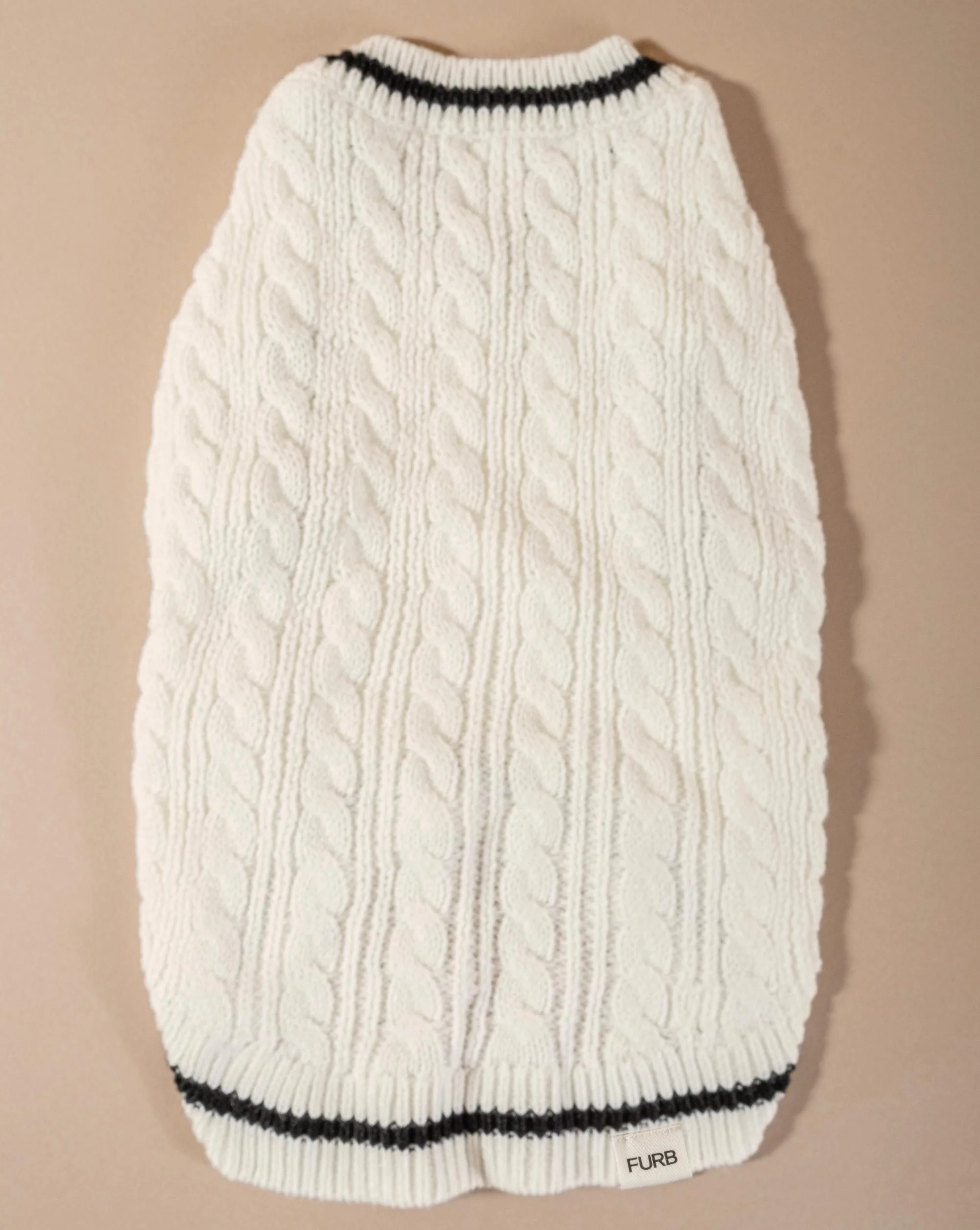 Forty Love Ivory Cable Knit Sweater - Image 6