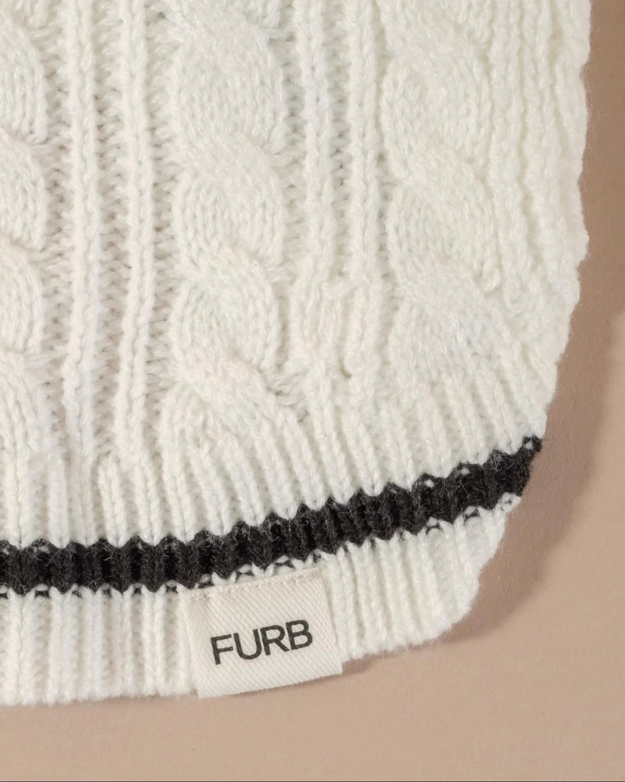 Forty Love Ivory Cable Knit Sweater - Image 8