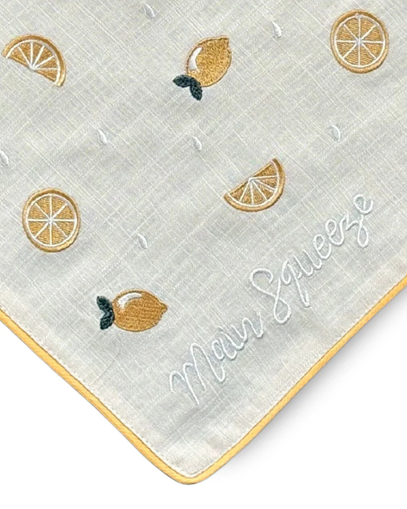 Main Squeeze Lemon Dog Bandana - Image 3