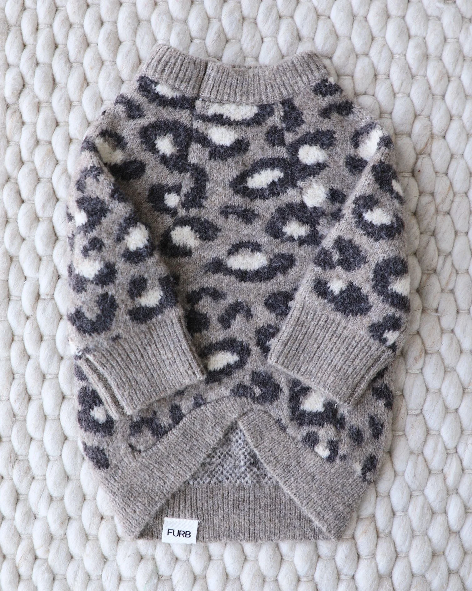 Big Roar Leopard Crewneck Dog Sweater - Image 2