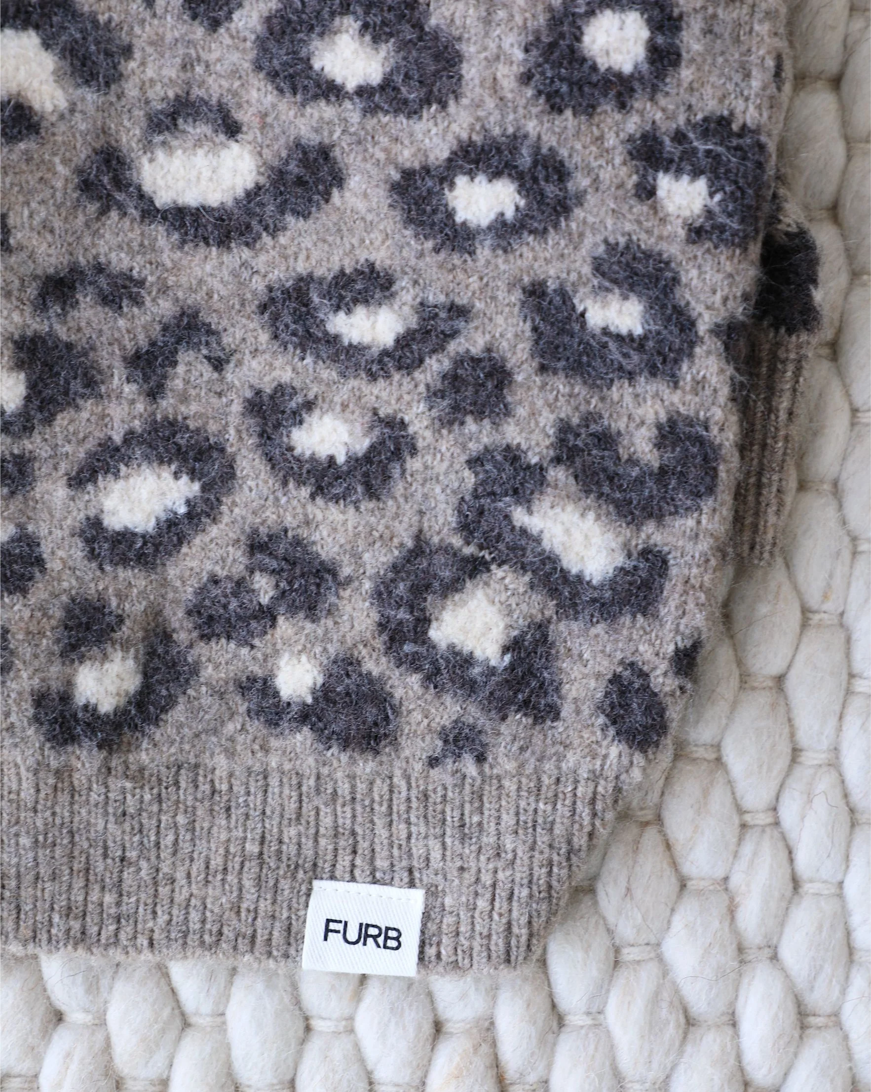 Big Roar Leopard Crewneck Dog Sweater - Image 5