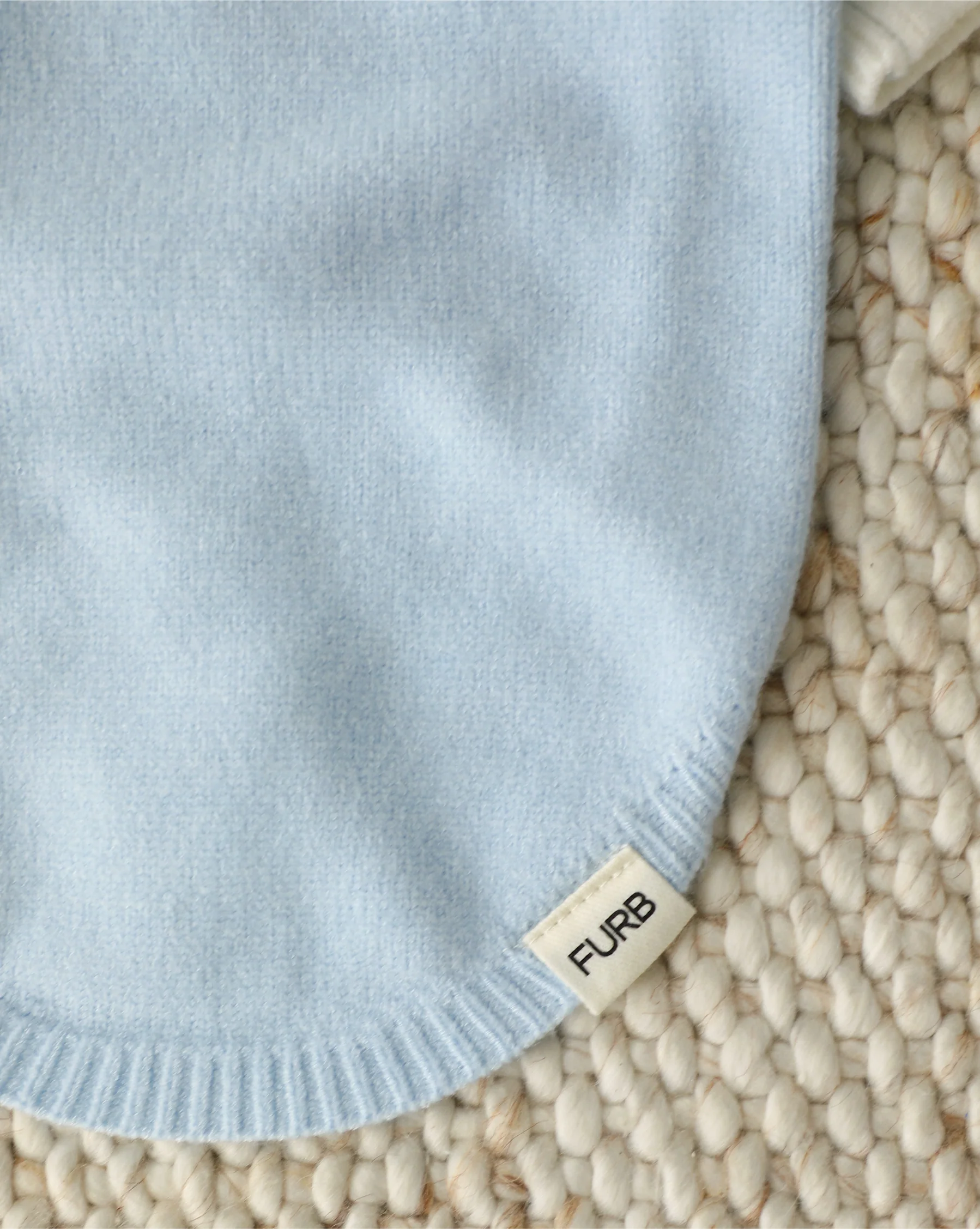 Cherry On Top Light Blue Polo Dog Sweater - Image 6